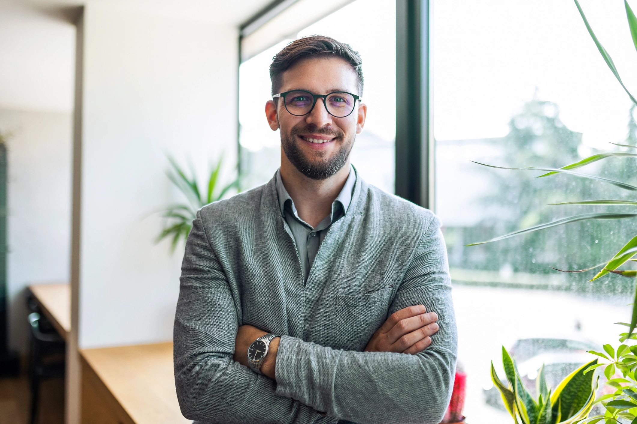 Professional business consultant portrait in an office